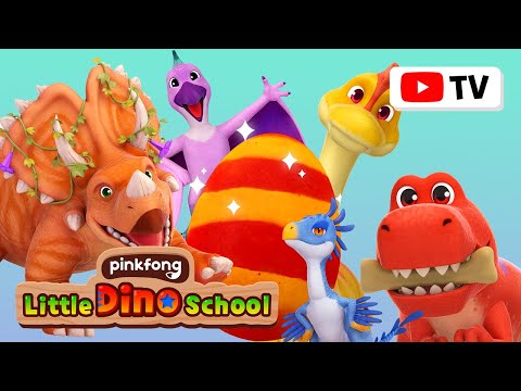 [TV for KIds] Meet the Dinosaurs at Pinkfong LIttle Dino School | Pinkfong Dinosaur Cartoon for Kids