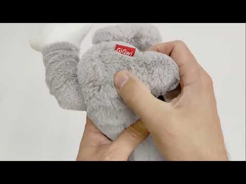 Игрушка для собак Кот с пищалкой/ткань GiGwi Plush, плюш, искусственный мех, 63 см - фото 1 - id-p2197608339