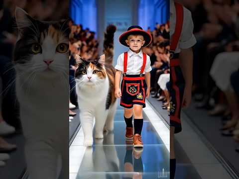 Cutest Runway Walk Ever | Kids With Animals Fashion Show