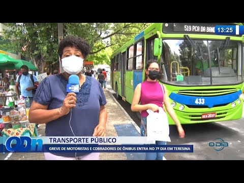 Greve de motoristas e cobradores de ônibus entra no 7º dia em Teresina 03 11 2021