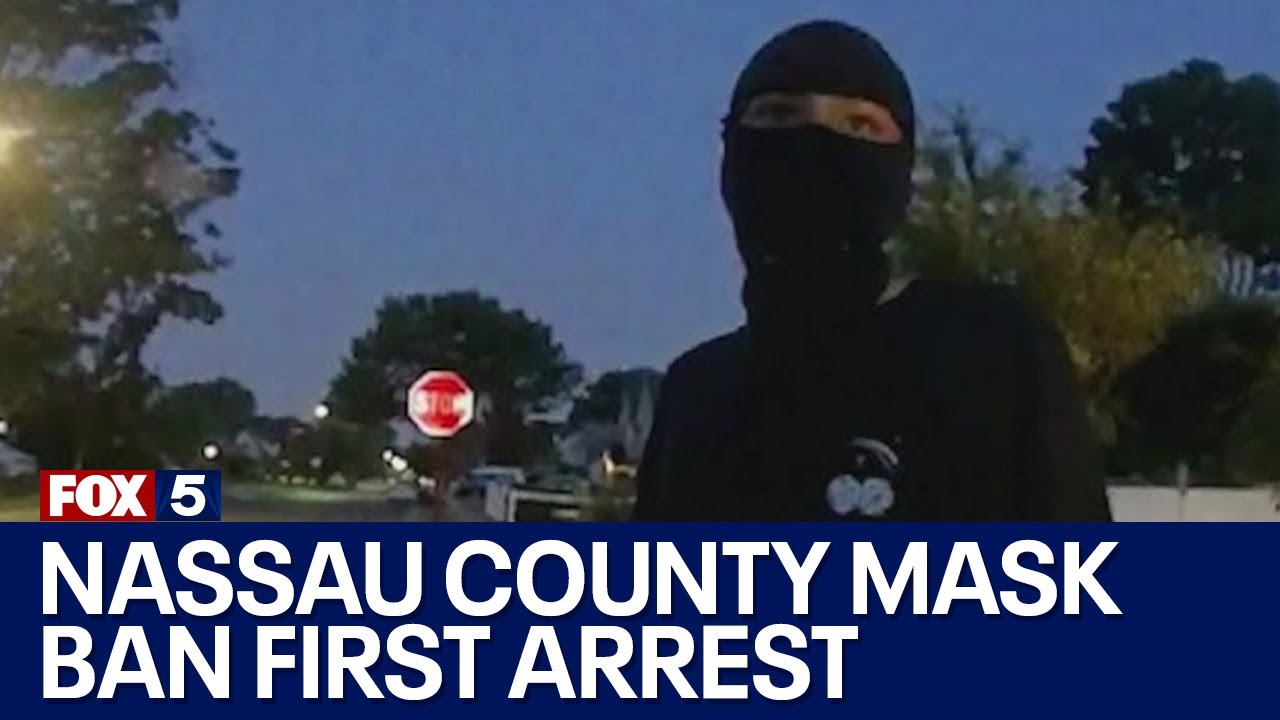 Migrant teen arrested with knife is first arrest under Nassau County mask ban