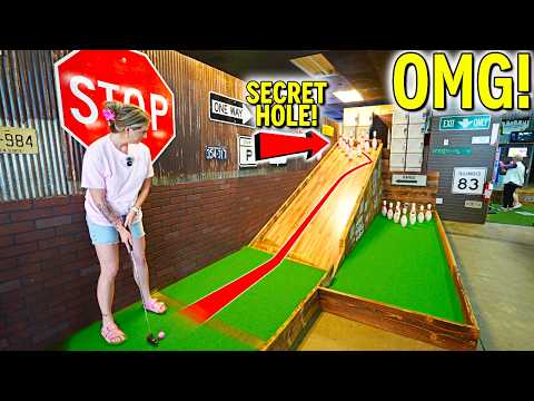 Crazy ONE OF A KIND Mini Golf Course!