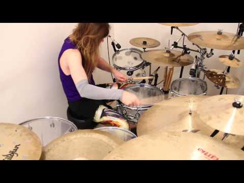 Drum Freestyle Mash-Up 8 - Chaotic Linear/Rudiment Grooving, Polymetric Orchestration, Rim Clicks