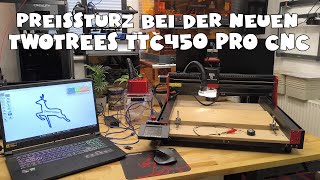 Preisverfall: TwoTrees TTC 450 PRO CNC-Fräsmaschine
