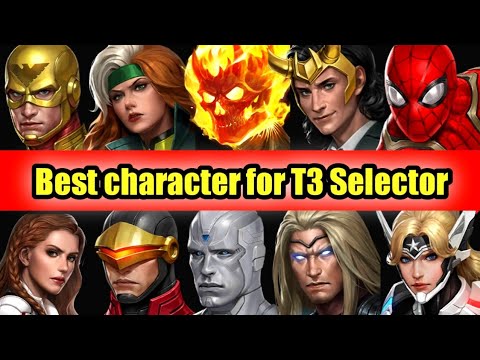 Best character for t3 Selector | 7th Anniversary t3 selector | Marvel future fight - HINDI
