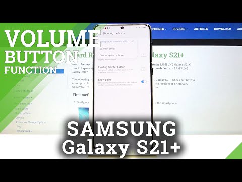 How to Switch Volume Button Function in SAMSUNG Galaxy S21+ - Volume Keys