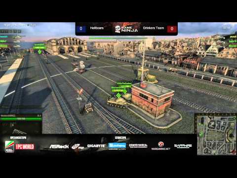 Game Ninja: WoT 3vs3 3/4 place Hellboars vs Drinkers Team game 1