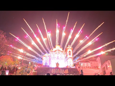 Show pirotécnico de Nossa Senhora das Mercês 2026 8K - São João Del Rei MG