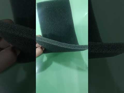 Black reticulated foam sheet, hepa filter