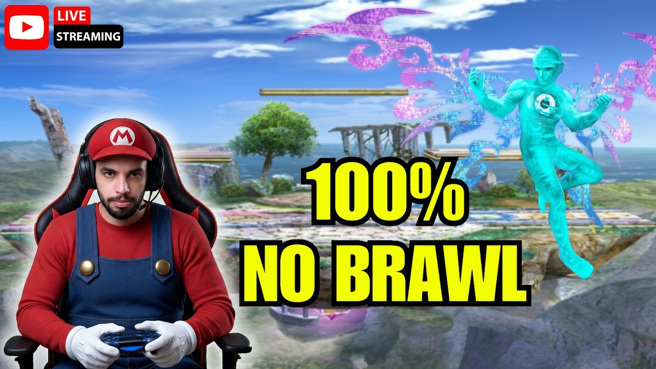 Super Smash Bros. Brawl: Revivendo o Emissário do Subespaço!até Zerar! 🎮  Live Gameplay🔴