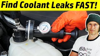 The BEST Way To Find a Car Coolant Leak! | How To Pressure Test A Coolant System