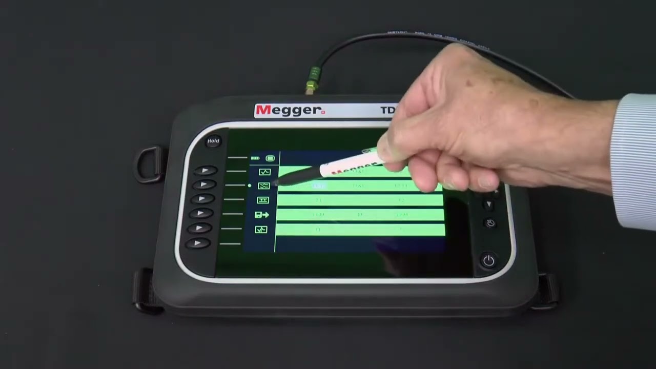 Megger TDR2010: Setup Part 2 - Testing Preferences And Running A Test