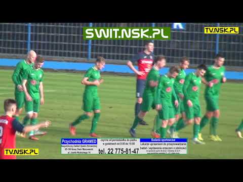 tv.nsk.pl 2019-11-17 3 liga: MKS Świt Nowy Dwór Mazowiecki - KS Wasilków 7:1 (4:0) skrót 1. połowy