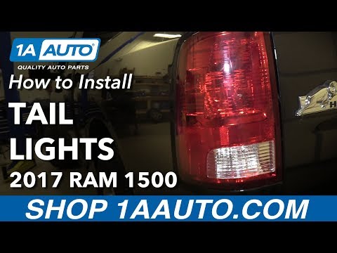 How to Install Replace Tail Lights 13-18 Ram 1500