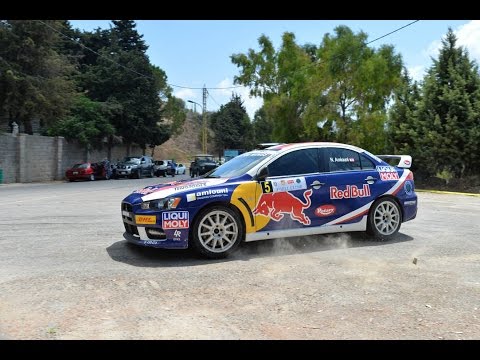 Nicolas Amiouni - Mitsubishi Lancer Evo X - Group N winner - Deir El Qamar Hill Climb 2013