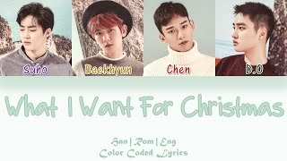 EXO - What I Want For Christmas [HAN|ROM|ENG Color Coded Lyrics]