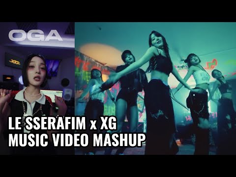 LE SSERAFIM Feat. Jurin of XG - 'Eve, Psyche & The Bluebeard's wife' (Open Mic Challenge) MV Mashup