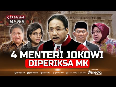 BREAKING NEWS - Menteri Sri Mulyani, Airlangga, Risma & Muhadjir Hadiri Sidang Sengketa Pilpres 2024