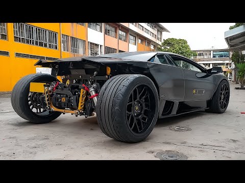 Man Builds Amazing LAMBORGHINI From Scratch in 10 Months | Start to Finish by @haisupercar