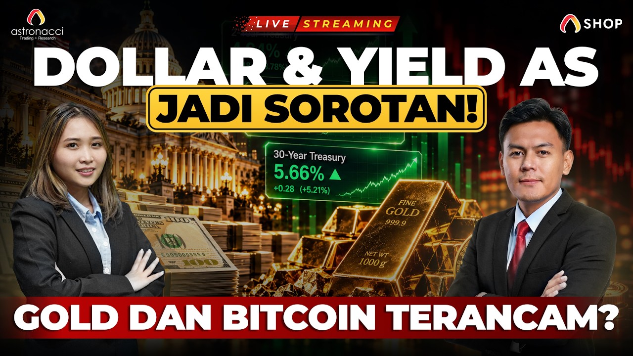 Dollar dan Yield Obligasi AS Bergerak! Gimana Dampaknya ke Gold & Bitcoin?