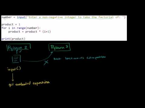 01 Python Programming 10 Python 3 Not Backwards Compatible With Python 2