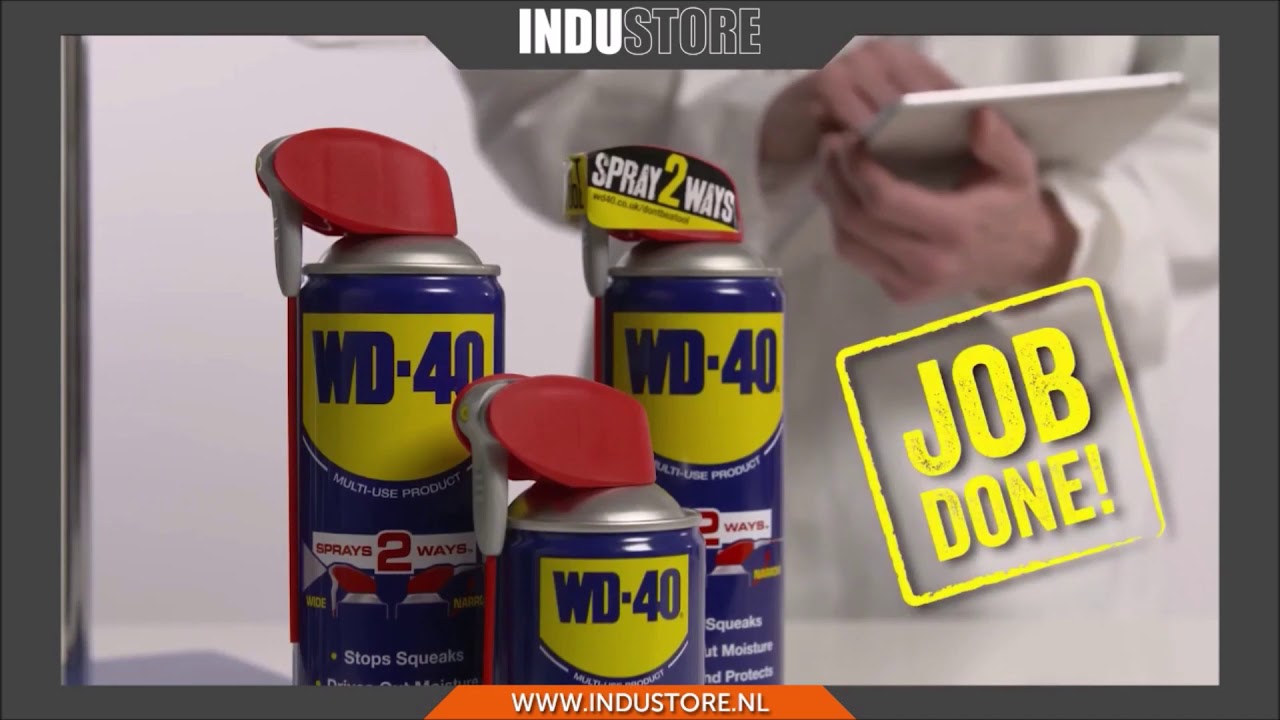 Industore: WD-40 Multispray 450ml met Smart Straw getest (Multi Use spray)