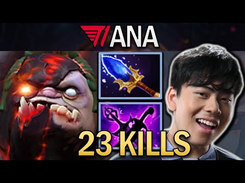Pudge Dota 2 Gameplay T1.Ana with 23 Kills and Kaya - Sange