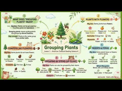 #01 Mind map | American Textbook Reading Science 4 | Lesson 01 | Teamluonsayhi | Bacluu | Nhabimmoc