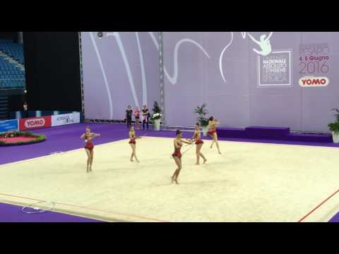 04.06.2016 Rhythmic School - Qualifica Nazionali di Insieme Cat. Open - Pesaro