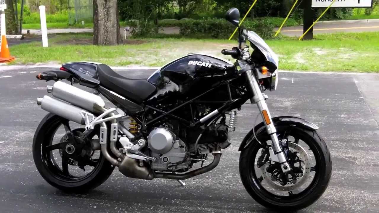 2007 Ducati Monster S2R 1000 Black at Euro Cycles of Tampa Bay