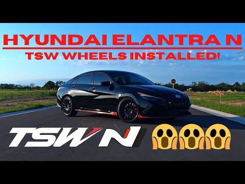 Hyundai Elantra N DCT - TSW Wheels INSTALLED