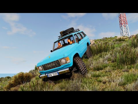 Cliff Drops [36] ▶️ BeamNG DRIVE Realistic Cars Crash Gameplay Cliff Drops Road