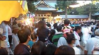 preview picture of video 'やわたんまち２０１０　八幡神社　御浜出'