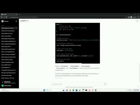 Python Bulk Insert Dataframe Into Sql Server