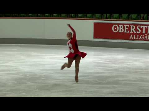 Leticia Vargas Santana- Bronze Ladies II  Free Skating - 2016 Oberstdorf