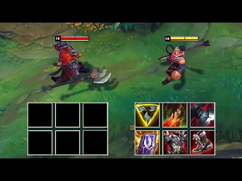 3500+ STACK NO ITEM NASUS vs DARIUS FULL BUILD FIGHTS & Best Pentakills!
