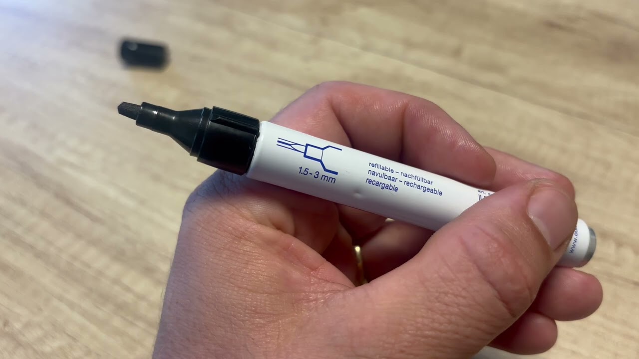 Edding 3000 Black Permanent Marker - Review