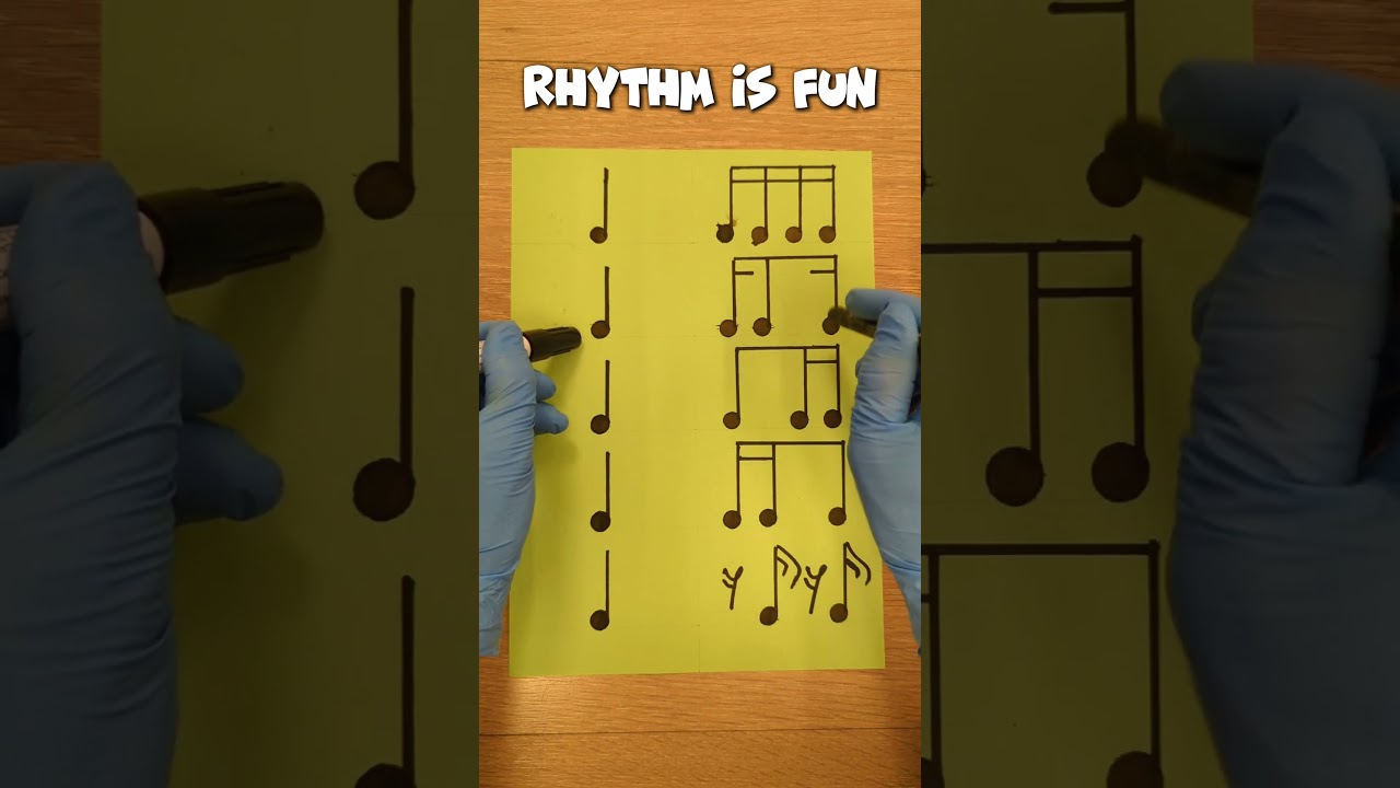 Rhythm is FUN! 😀 Keep COUNTING the 16th notes in your HEAD while the exercise is playing..