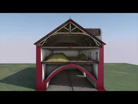 The Renaissance stables of Les Cars castle