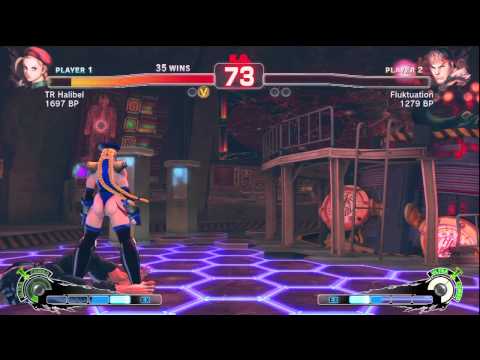 SSF4: TR Halibel [Cammy] VS Fluktuation [Ryu]