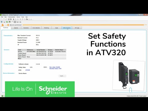 Video Altivar Machine: Jak nastavit bezpečnostní funkce v ATV320?