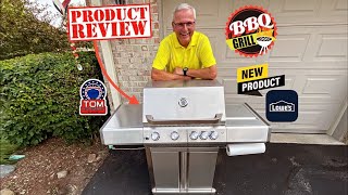 Honest Review of R.W. Flame 4-Burner 42,000 BTU Gas Grill! / Lighted Dials and Stainless Steel! 