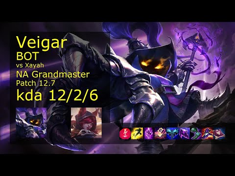 Veigar Bot & Rakan vs Xayah & Sona - NA 12/2/6 Patch 12.7 Gameplay