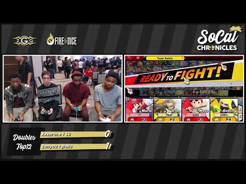 Smash Ultimate Tournament - K9sBruce + SS Vs. Zenyou + JTails Top 12 Losers Side - SoCal Chronicles