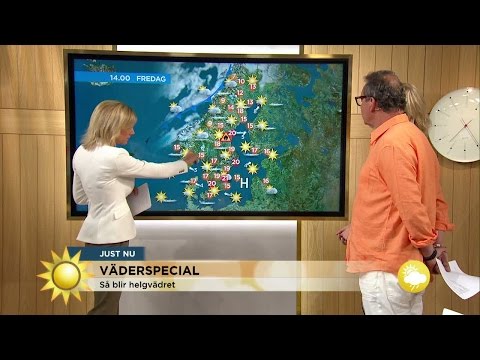"En härlig helg framför oss för de som gillar sol" - Nyhetsmorgon (TV4)