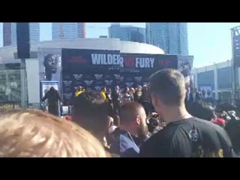 Wilder Fury Wiegh In  Live