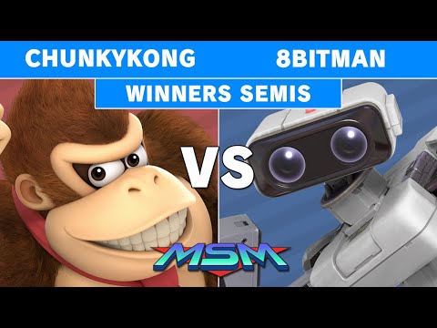 MSM Online 34 - EDM | ChunkyKong (Donkey Kong) Vs. 8BitMan (ROB) Winners Semis - Smash Ultimate