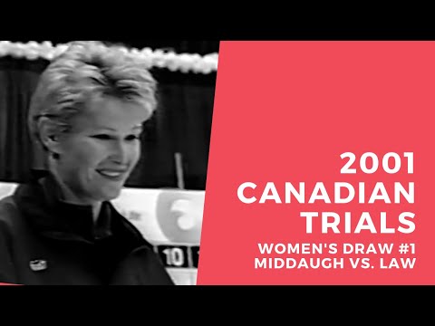 2001 Canadian Curling Trials - Women's Draw #1 - Middaugh vs. Law