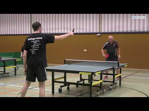 Tischtennis Herren 1. Bezirksklasse 4: TSV Steinbergen I - TSV Steinbergen II 9:2