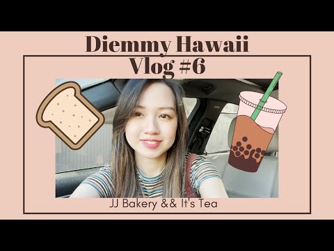 Cuộc Sống Mỹ Hawaii - Diemmy Vlog # 6 - JJ Bakery & It's Tea (English Subtitles Turn on CC)